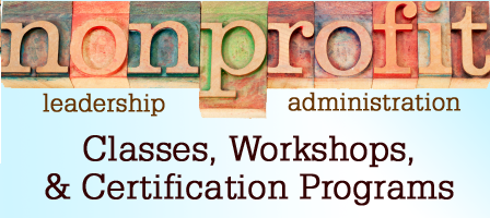 Nonprofit Classes & Nonprofit Certification