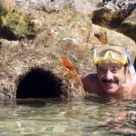Author Salvatore Trento on a shipwreck dive.